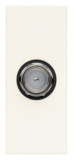 Presa coassiale tipo F Vimar Linea bianco-nero-canapa 30318.B/G/C Presa coassiale tipo F Vimar Linea bianco-nero-canapa 30318.B/G/C